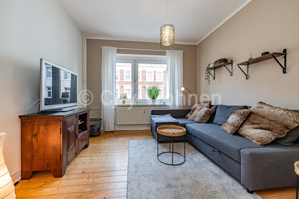 moeblierte Wohnung mieten in Hamburg Altona/Isebekstraße.
