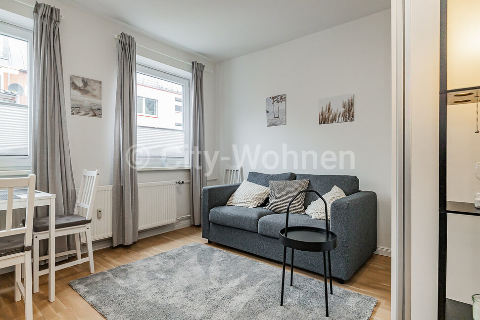 furnished apartement for rent in Hamburg St. Georg/Koppel.  