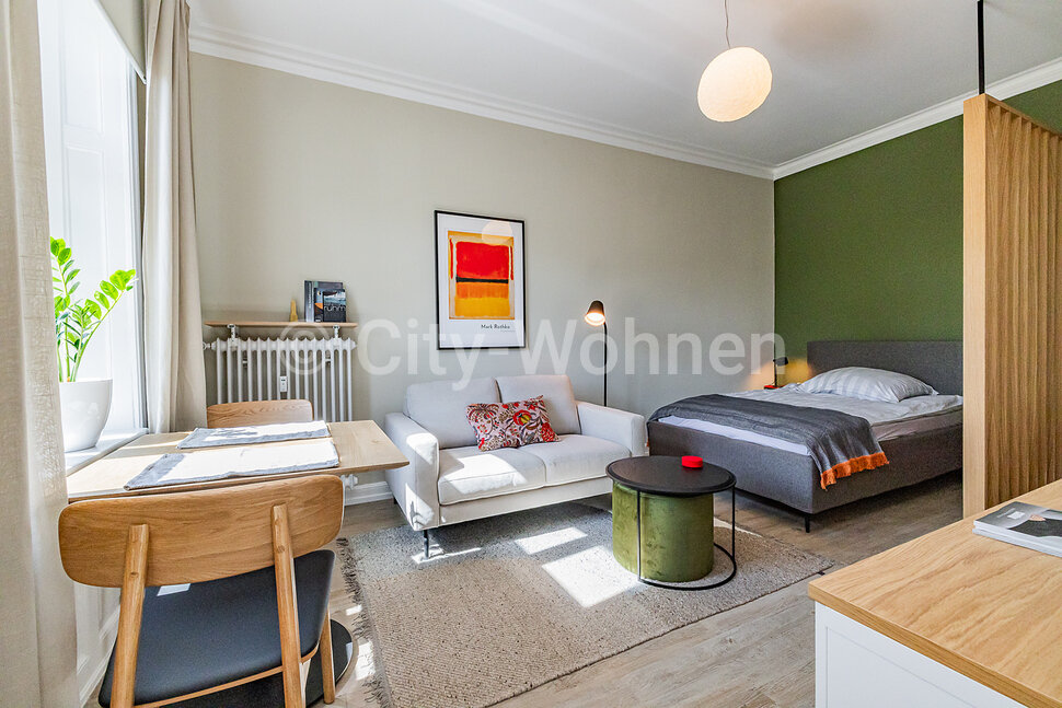 moeblierte Wohnung mieten in Hamburg Borgfelde/Bürgerweide.