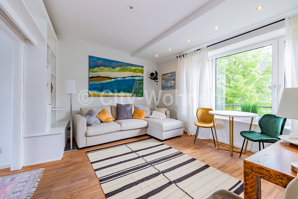 Alquilar apartamento amueblado en Hamburgo Winterhude/Klärchenstraße.