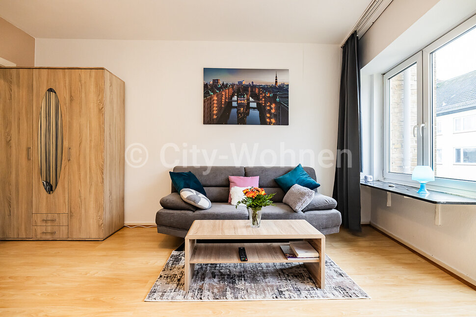moeblierte Wohnung mieten in Hamburg Altona/Isebekstraße.
