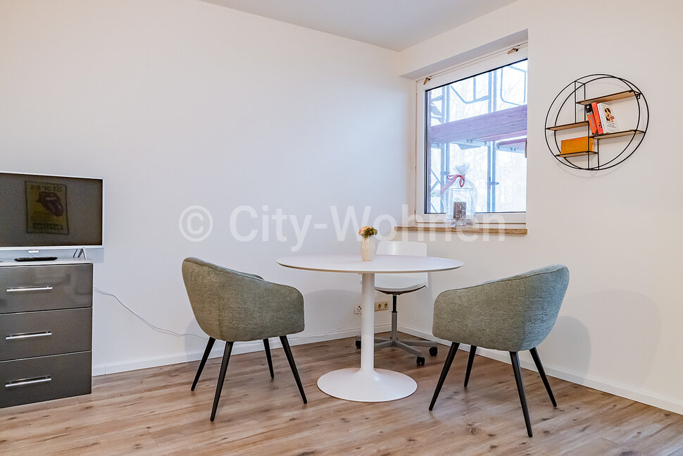 Modern möbliertes Studioapartment mit Terrasse in Hamburg-Hohenfelde - Photo 2
