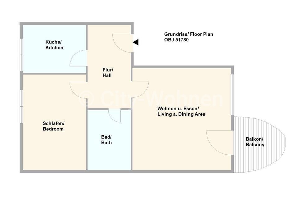 furnished apartement for rent in Hamburg Horn/Horner Landstraße.