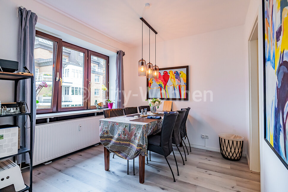 Komplett möblierte 2-Zimmer Wohnung in Hamburg-Eppendorf mit Traumblick vom Küchentisch auf die Alster - Foto 4