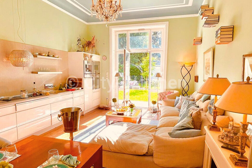 furnished apartement for rent in Hamburg Harvestehude/Oderfelder Straße.
