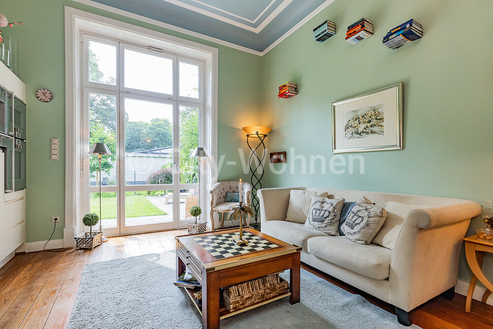 furnished apartement for rent in Hamburg Harvestehude/Oderfelder Straße.