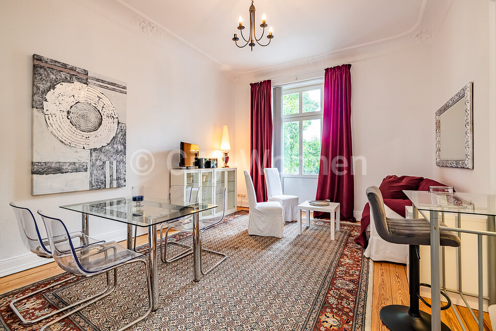 Alquilar apartamento amueblado en Hamburgo Uhlenhorst/Zimmerstraße.