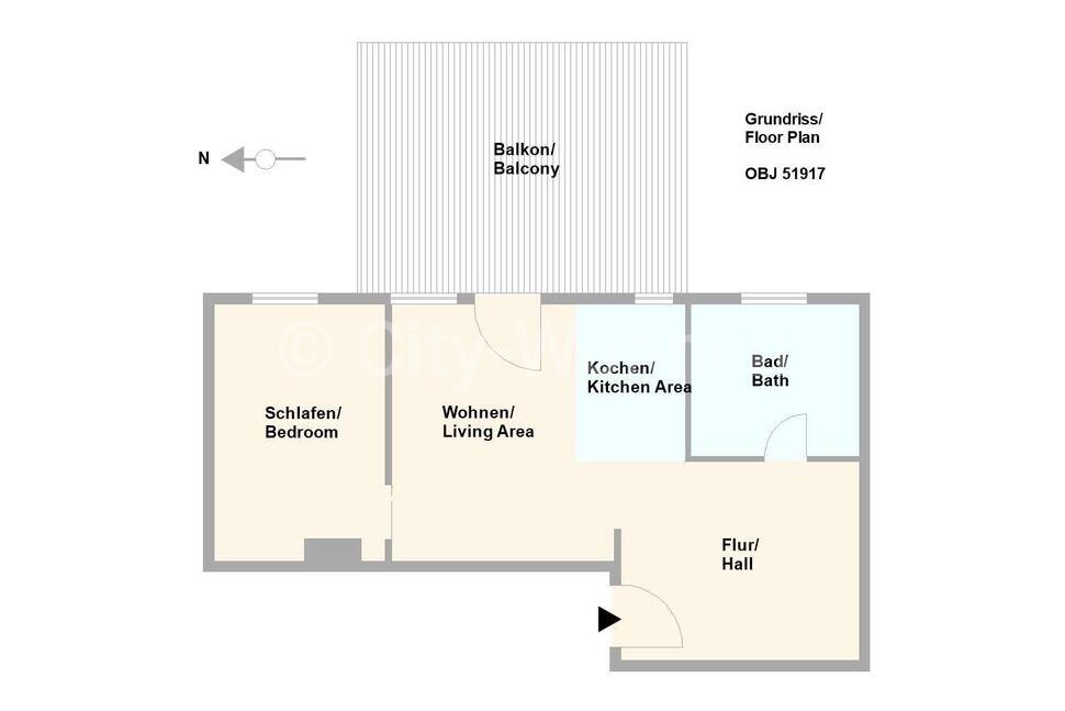 furnished apartement for rent in Hamburg Groß Flottbek/Ohnsorgweg.