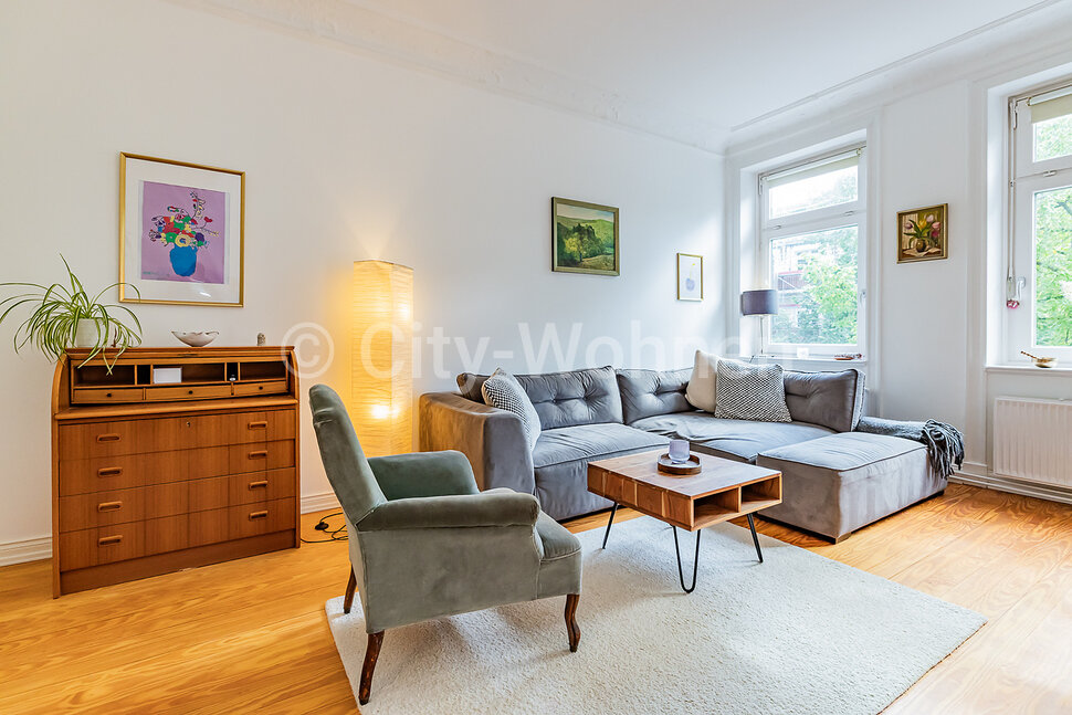 moeblierte Wohnung mieten in Hamburg Eimsbüttel/Sillemstraße.