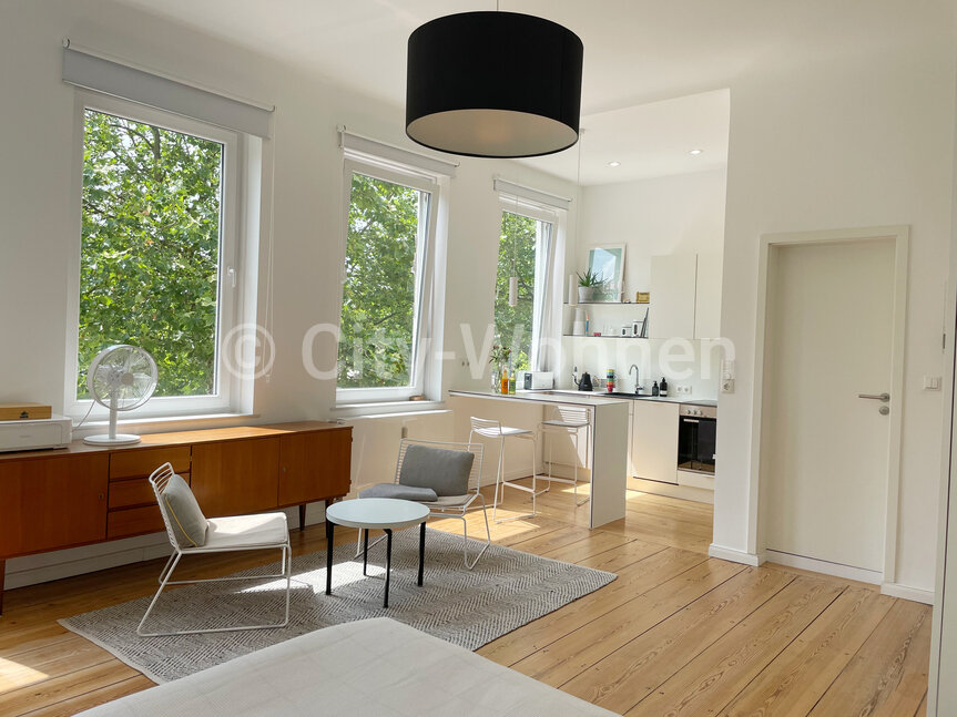 moeblierte Wohnung mieten in Hamburg Altona/Große Bergstraße.