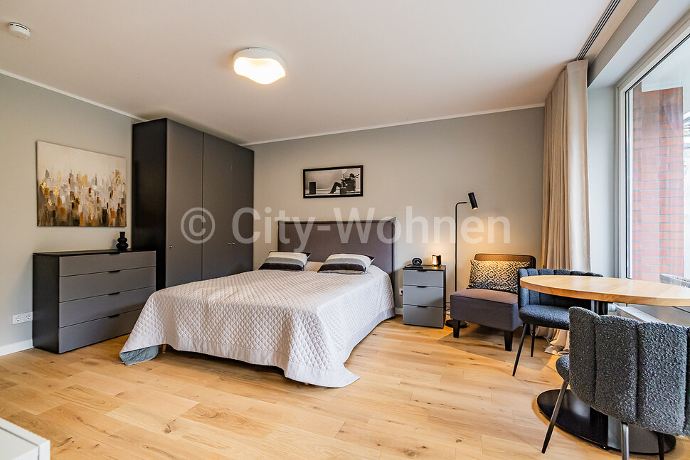 Alquilar apartamento amueblado en Hamburgo Hoheluft/Wiesingerweg.  