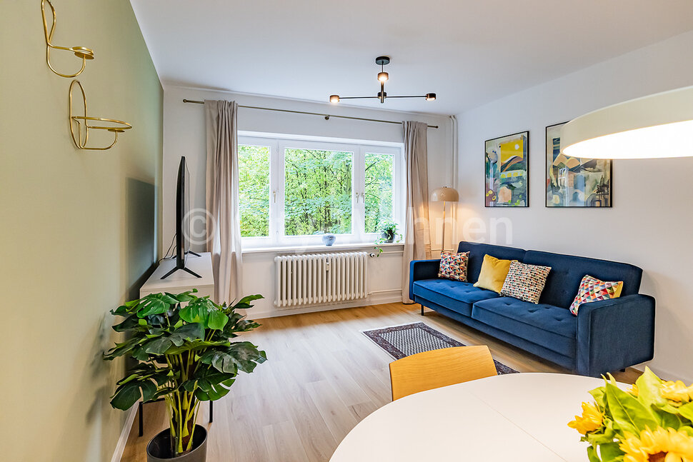 moeblierte Wohnung mieten in Hamburg Eilbek/Seumestraße.  