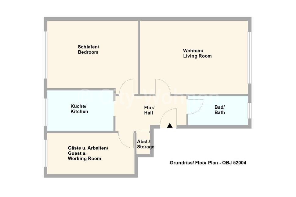 moeblierte Wohnung mieten in Hamburg Eilbek/Seumestraße.