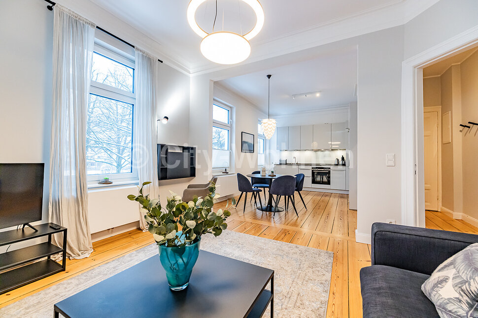 moeblierte Wohnung mieten in Hamburg Groß Borstel/Borsteler Chaussee.  