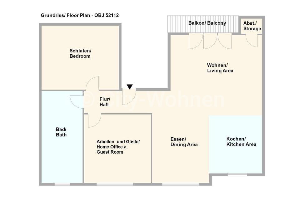 moeblierte Wohnung mieten in Hamburg Eimsbüttel/Eppendorfer Weg.