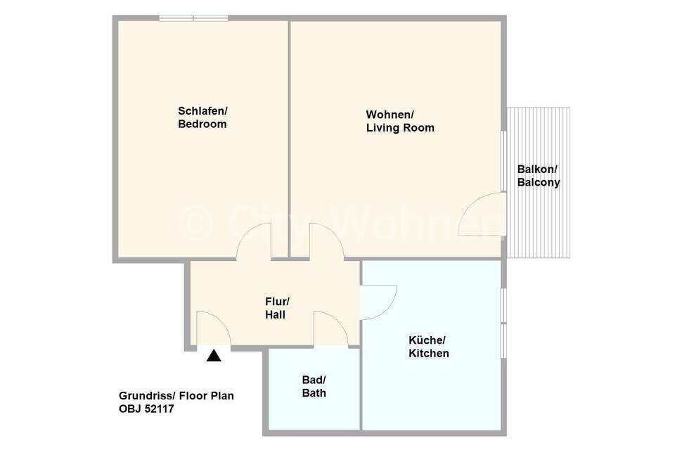 Alquilar apartamento amueblado en Hamburgo Alsterdorf/Alsterdorfer Straße.  