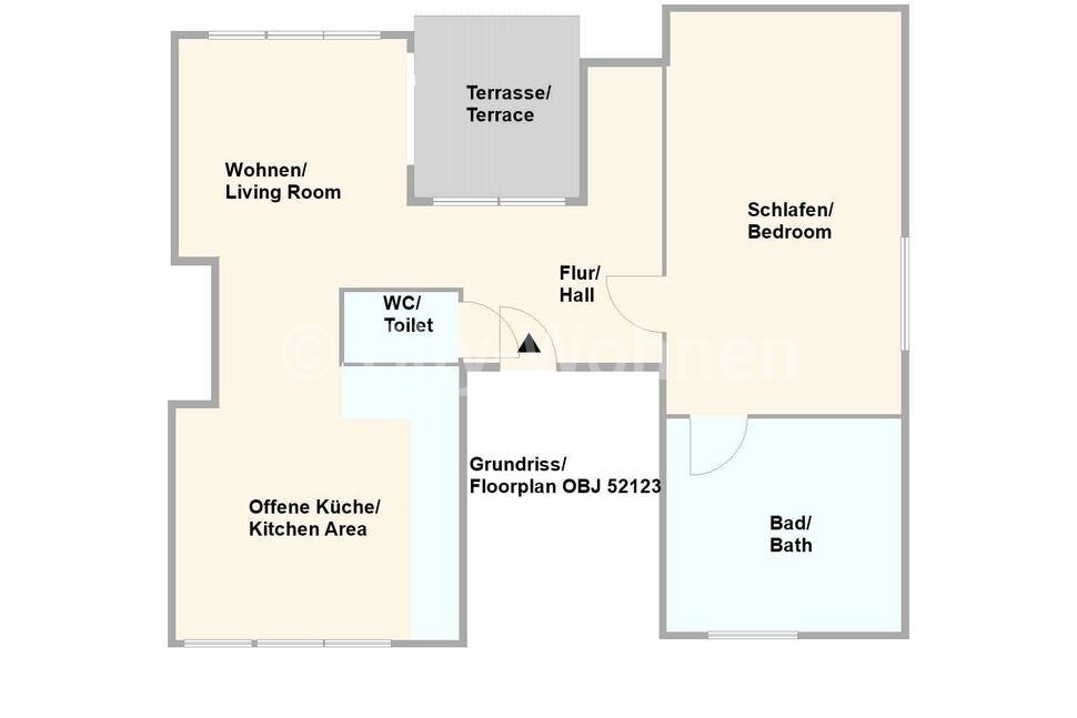 moeblierte Wohnung mieten in Hamburg Horn/Kroogblöcke.  