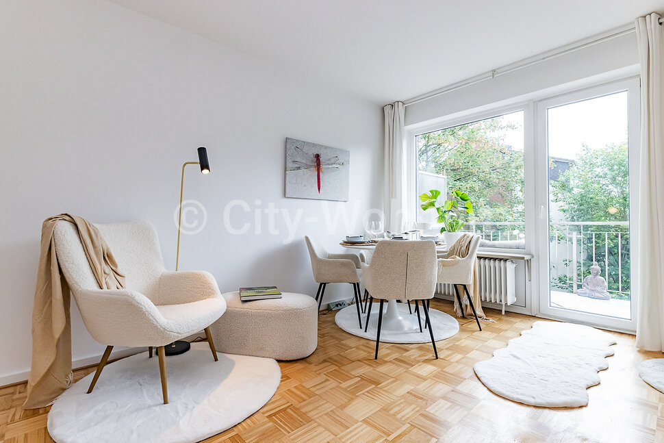 moeblierte Wohnung mieten in Hamburg Eimsbüttel/Paulinenallee.