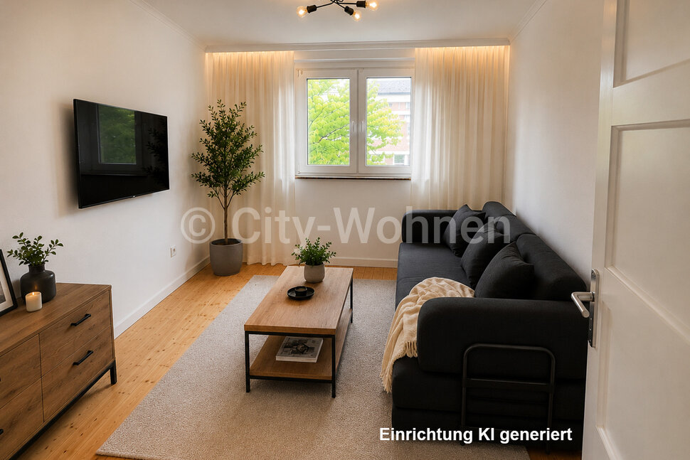 Alquilar apartamento amueblado en Hamburgo Barmbek/Elligersweg.