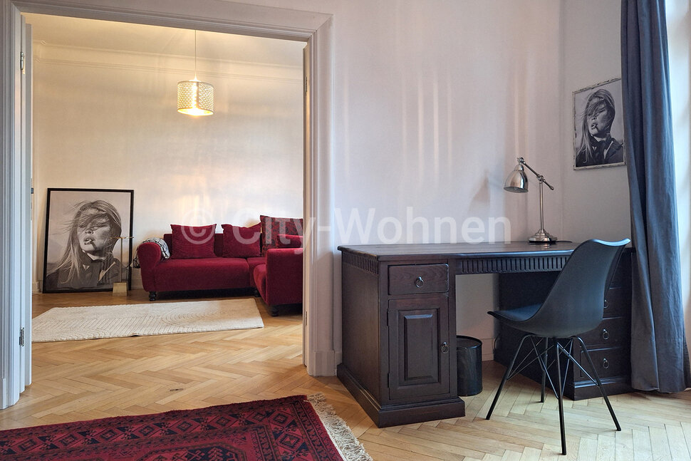 moeblierte Wohnung mieten in Hamburg Eppendorf/Hahnemannstraße.  