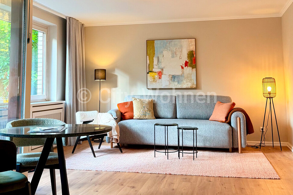 furnished apartement for rent in Hamburg Harvestehude/Mittelweg.