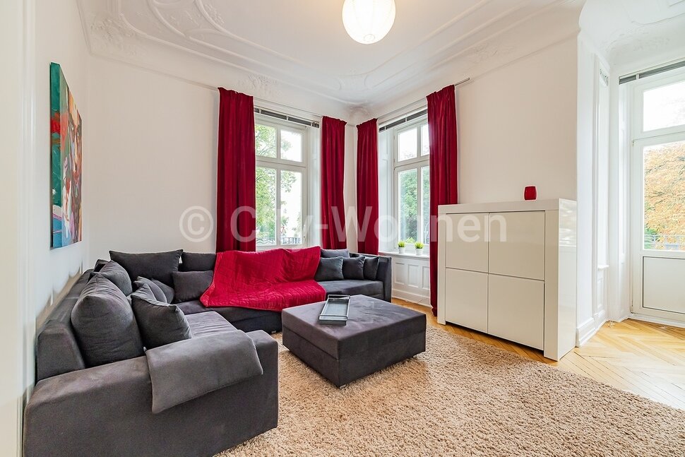 moeblierte Wohnung mieten in Hamburg Uhlenhorst/Zimmerstraße.  