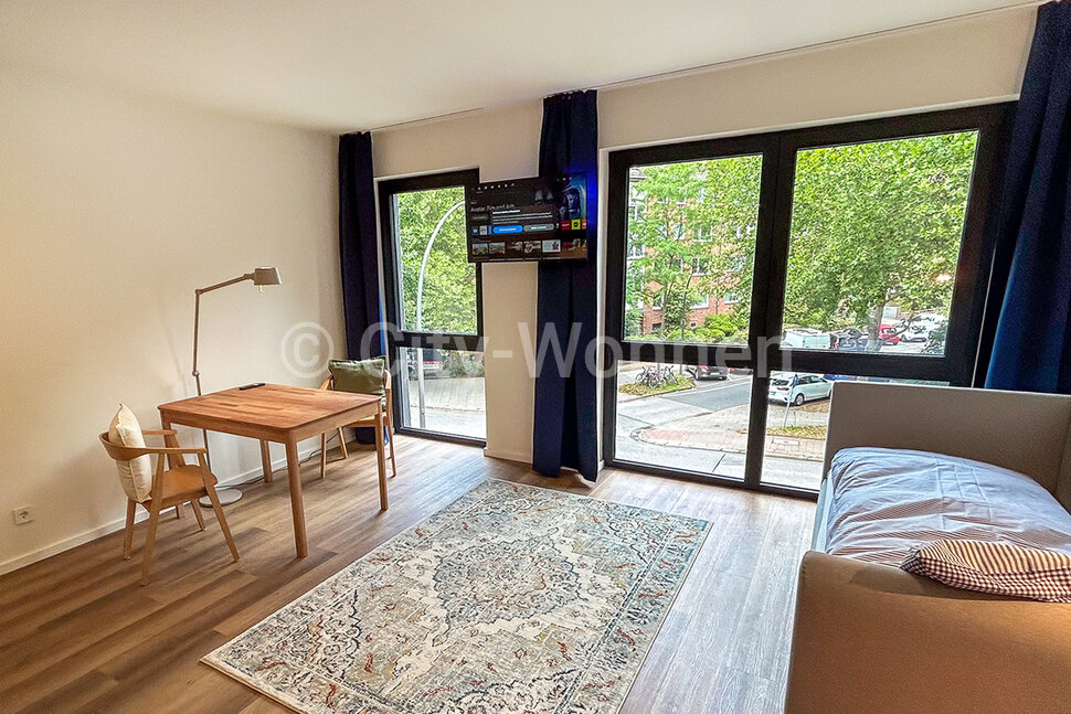 Alquilar apartamento amueblado en Hamburgo Wandsbek/Walddörferstraße.