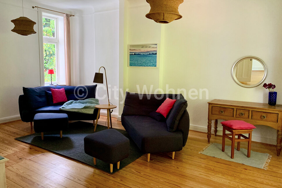 moeblierte Wohnung mieten in Hamburg Nienstedten/Mühlenberg.