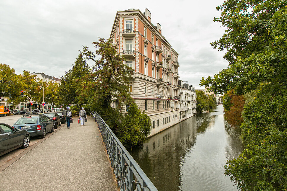 Wohnen am Kanal im Stadtteil Hamburg-Eppendorf - Möblierte Wohnungen von City-Wohnen