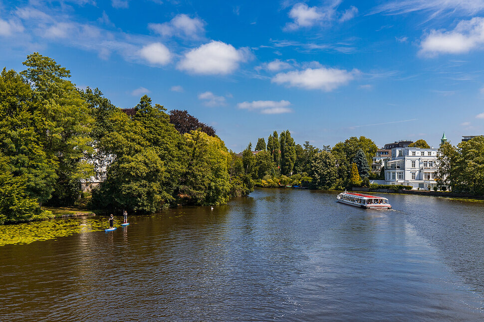 Living near the Alster lake in the Hamburg-Uhlenhorst district - Furnished apartments by City-Wohnen