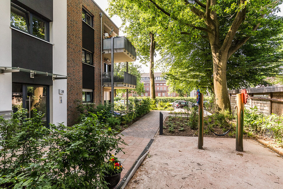 Modern housing estate in the district of Hamburg-Fuhlsbüttel - Furnished apartments by City-Wohnen