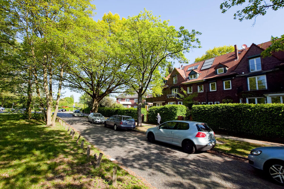 Vivir en el hermoso y verde barrio de Hamburgo-Alsterdorf - Pisos amueblados de City-Wohnen Hamburg