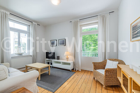 moeblierte Wohnung mieten in Hamburg Eppendorf/Kremperstraße. 