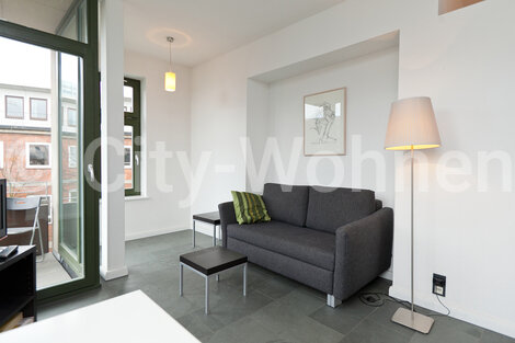 furnished apartement for rent in Hamburg Ottensen/Am Felde. living room