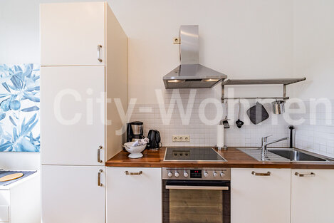 furnished apartement for rent in Hamburg Rotherbaum/Schröderstiftstraße. kitchen