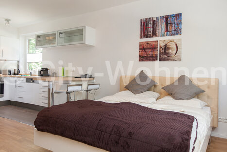 furnished apartement for rent in Hamburg Eilbek/Blumenau. bedroom