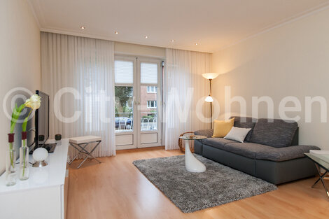furnished apartement for rent in Hamburg Eilbek/Hagenau. living room