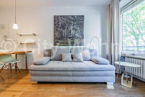 furnished apartement for rent in Hamburg Hoheluft/Troplowitzstraße.