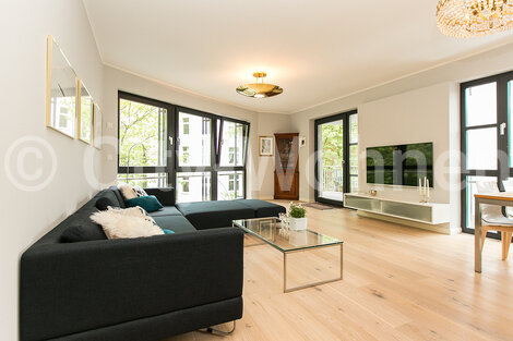 furnished apartement for rent in Hamburg St. Pauli/Otzenstraße. living area