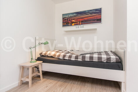 Alquilar apartamento amueblado en Hamburgo Niendorf/Sootbörn. vivir y dormir