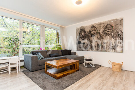 Alquilar apartamento amueblado en Hamburgo Hohenfelde/Sechslingspforte. vivir y comer