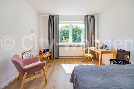 moeblierte Wohnung mieten in Hamburg Eimsbüttel/Goebenstraße.