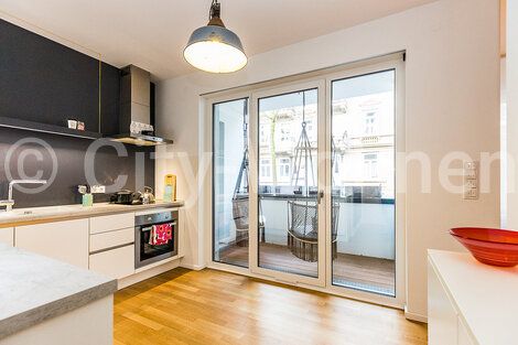 moeblierte Wohnung mieten in Hamburg Sternschanze/Fettstraße. Küche