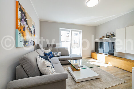 furnished apartement for rent in Hamburg Rotherbaum/Rutschbahn. living & dining
