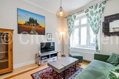 furnished apartement for rent in Hamburg Eimsbüttel/Vereinsstraße. living room