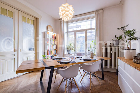 furnished apartement for rent in Hamburg Eimsbüttel/Beim Schlump. living & dining