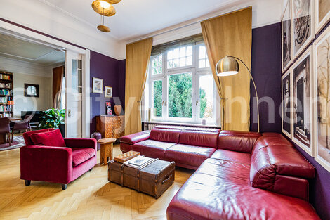 moeblierte Wohnung mieten in Hamburg Othmarschen/Walderseestraße. 2. Wohnzimmer