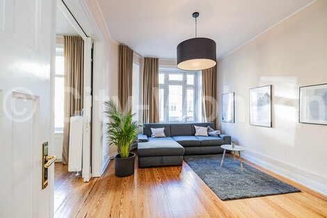 furnished apartement for rent in Hamburg Hoheluft/Bismarckstraße. living room