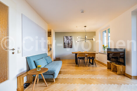 moeblierte Wohnung mieten in Hamburg Alsterdorf/Brabandstraße. Wohnen & Essen