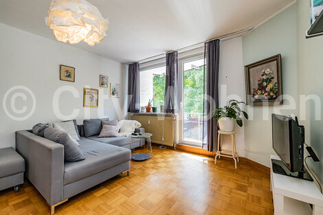 moeblierte Wohnung mieten in Hamburg Eilbek/Landwehr. Wohnzimmer